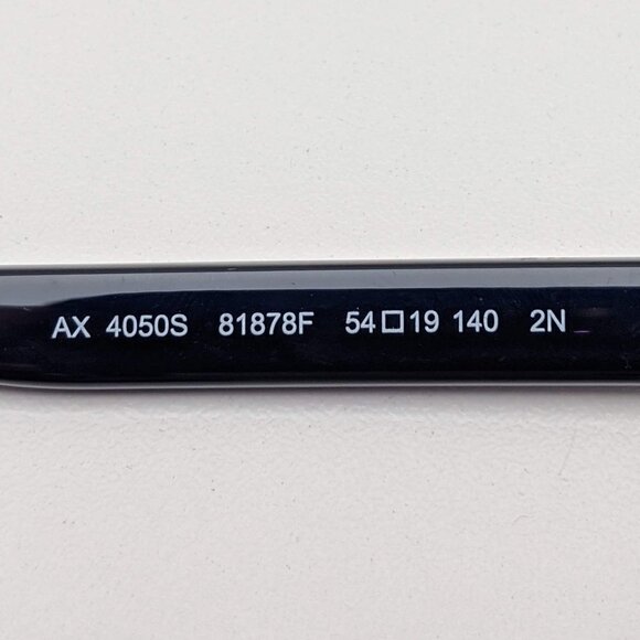 🕶️Armani Exchange AX4050S 81878F Sunglasses 54/19 140 /KAL339🕶️​ - Picture 3 of 6